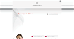Desktop Screenshot of estheticnews.com